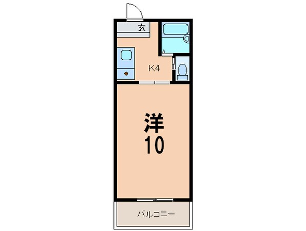 ハウス１０８泉の物件間取画像